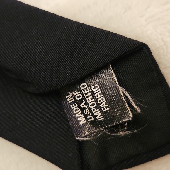 Vtg AMERICAN SPORTS 1970s Soccer Themed Black Tie - Picture 8 of 8